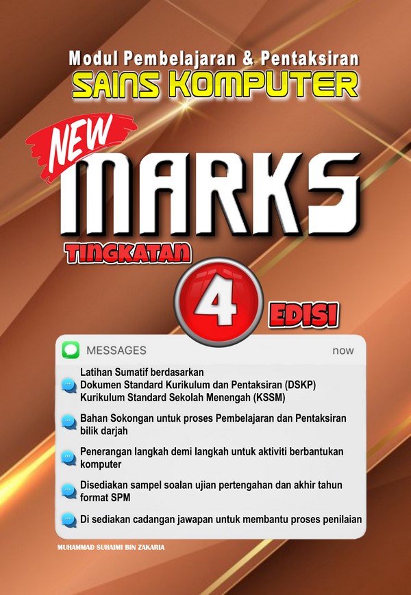 NEW MARKS - BUKU LATIHAN TOPIKAL SAINS KOMPUTER TINGKATAN 4
